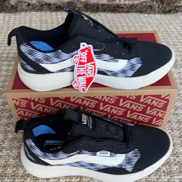 Vans Ultrarange Exo Blur Checker Black/MarshmallwW - Picture 2 of 16
